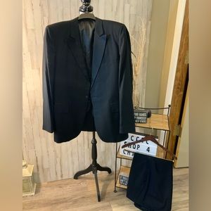 Three piece tuxedo from Fabian First Night. Only sizing is the vest which is L